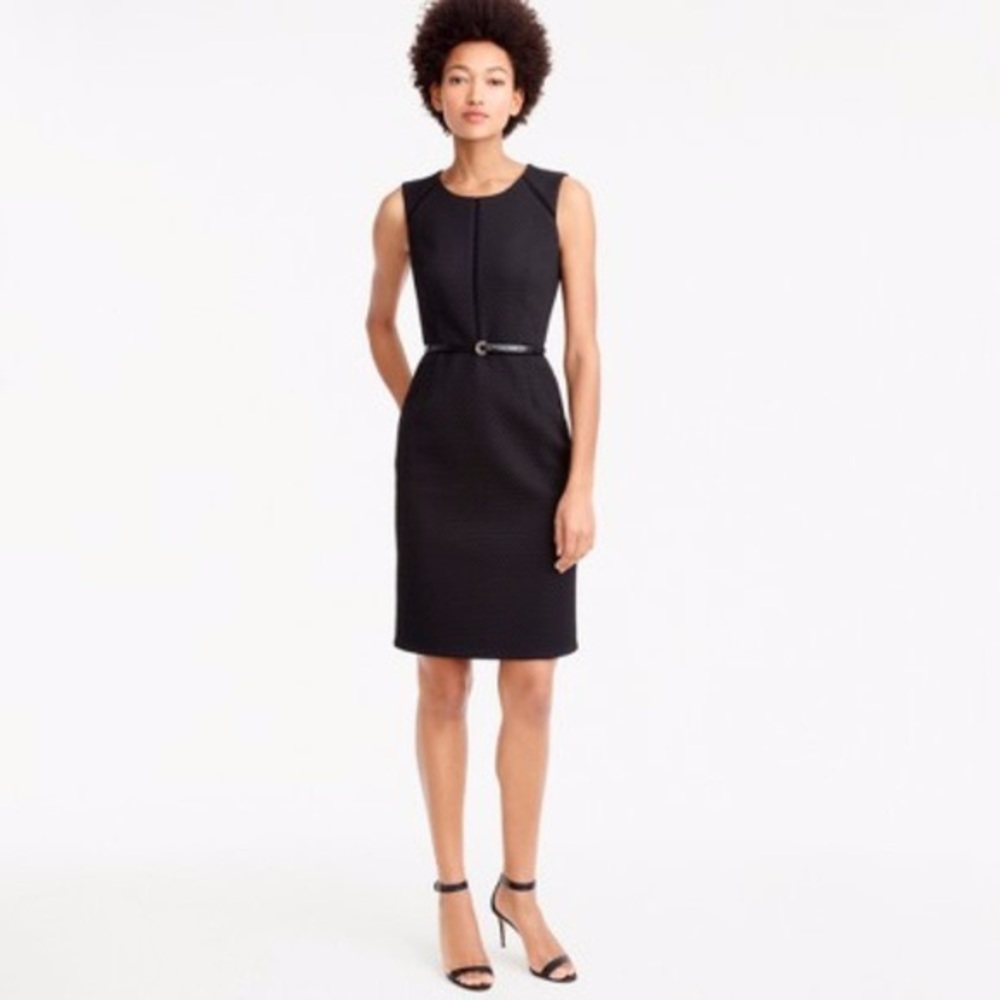 J. Crew Black Portfolio Dress